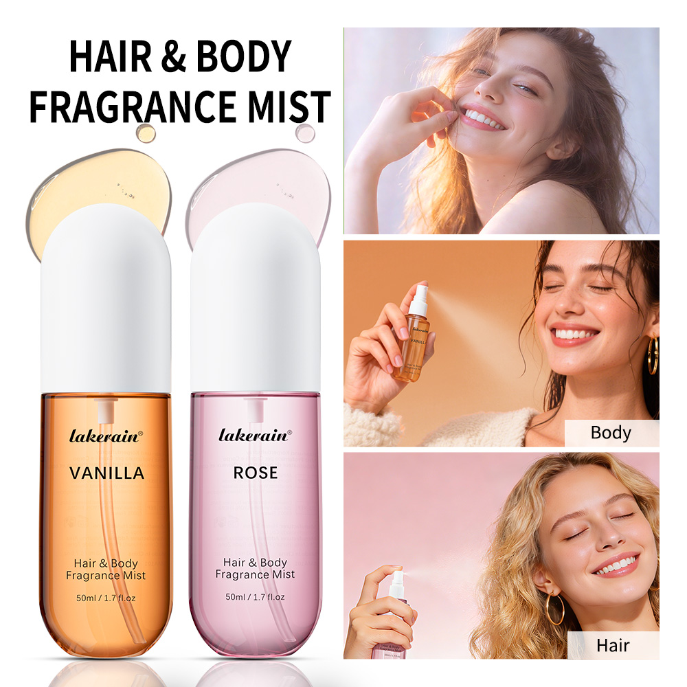 Perfume Fragrance Hair Spray - بخاخ عطر الفانيليا والورد 50 مل