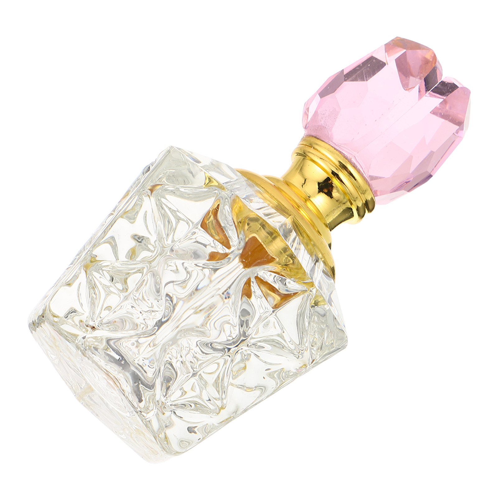 Perfume Fragrance Rose - زجاجة عطر كريستالية قابلة لإعادة التعبئة،