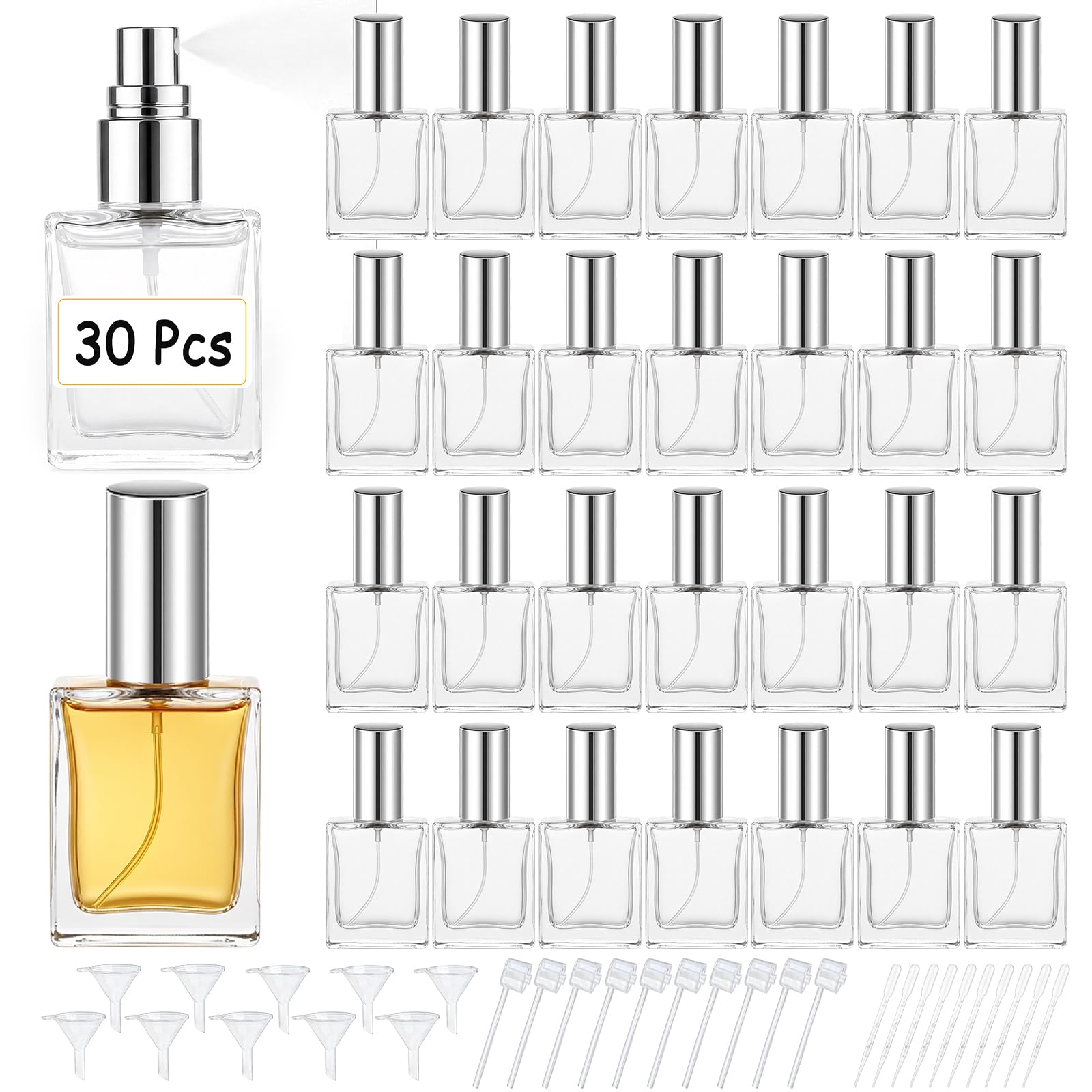 زجاجات عطر زجاجية شفافة عالية  - مراجعة Perfume Fragrance Story وسعره