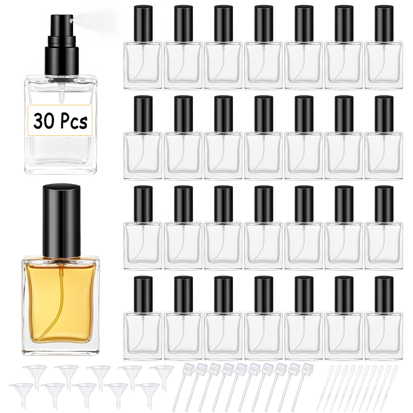 زجاجات عطر زجاجية شفافة عالية  - مراجعة Perfume Fragrance Story وسعره