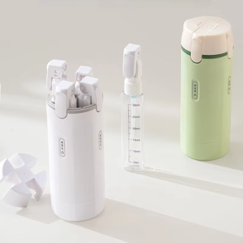 مجموعة زجاجات سفر محمولة 4 في  - مراجعة Perfume Fragrance Dispenser وسعره