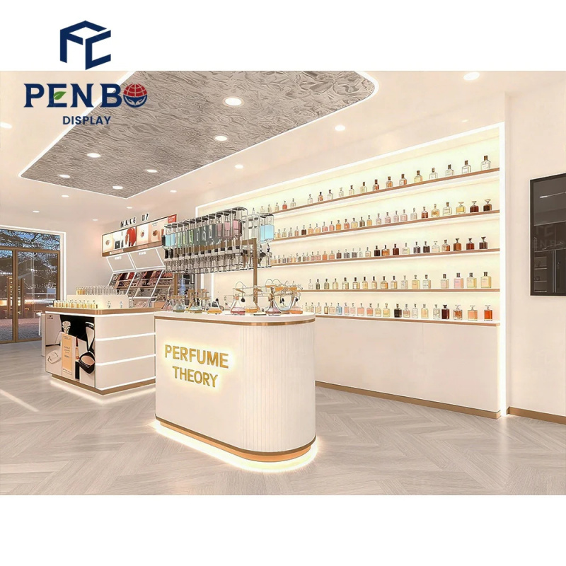 خزانة عرض عطور مضاءة حسب الطلب - مراجعة Perfume Fragrance Shop وسعره