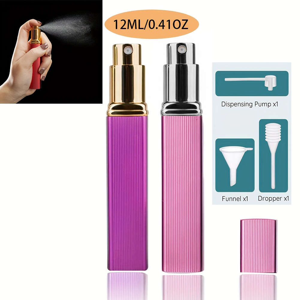 طقم من قطعتين، زجاجة عطر قابلة - مراجعة Perfume Fragrance Dispenser وسعره