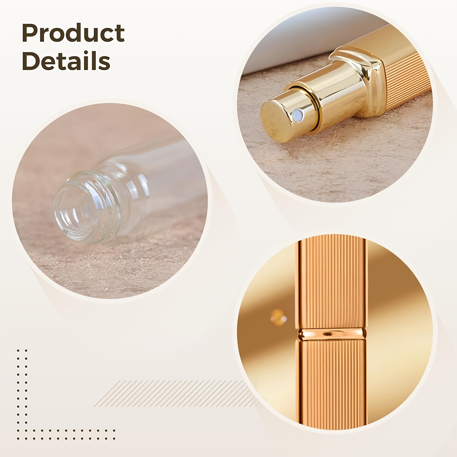 طقم من قطعتين، زجاجة عطر قابلة - مراجعة Perfume Fragrance Dispenser وسعره