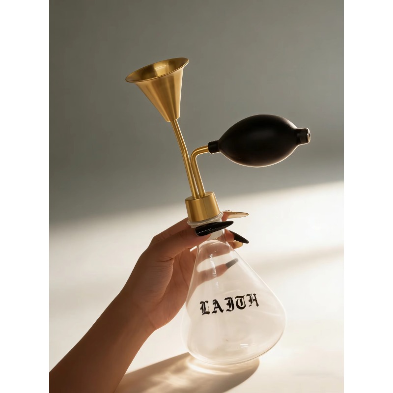 زجاجة اختبار عطور زجاجية ذهبية - مراجعة Perfume Fragrance Shop وسعره